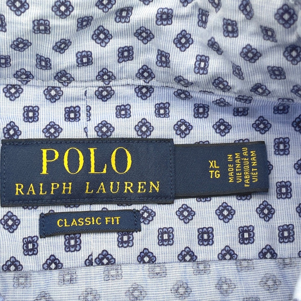 Polo Ralph Lauren Button Down Shirt Mens XL Classic Fit Preppy Nautical Coastal - Picture 8 of 14